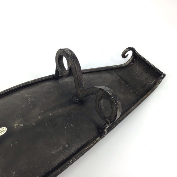 Distressed Look Metal Accent Dish - Picture 12 of 15